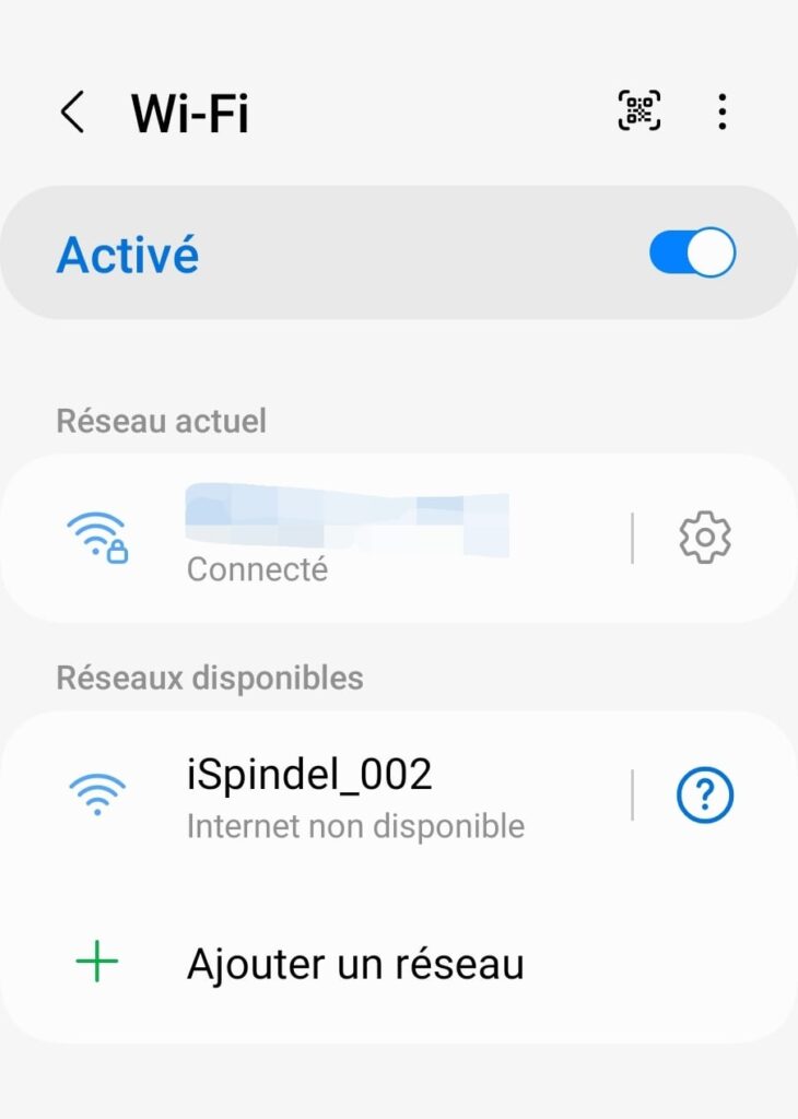 Connexion WiFi iSpindel smartphone