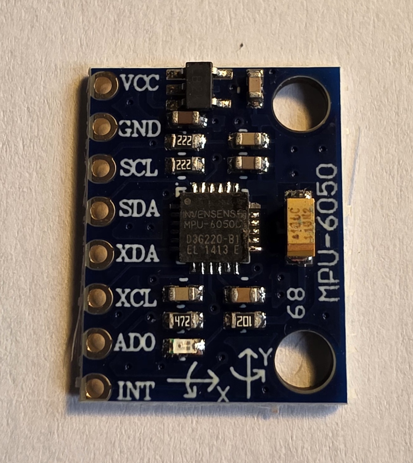 Module MPU-6050 pour iSpindel