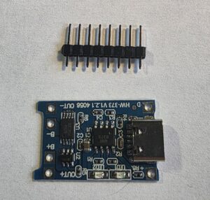 TP4056 et Barrette 8 pins
