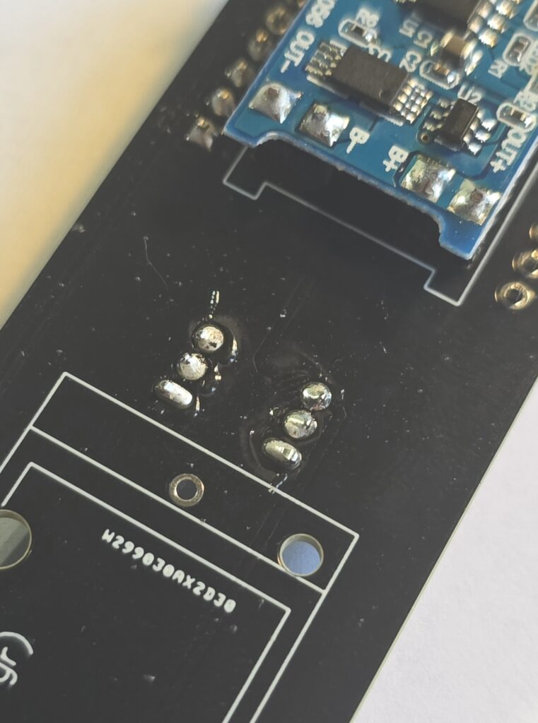 resistance diode soudee et coupee
